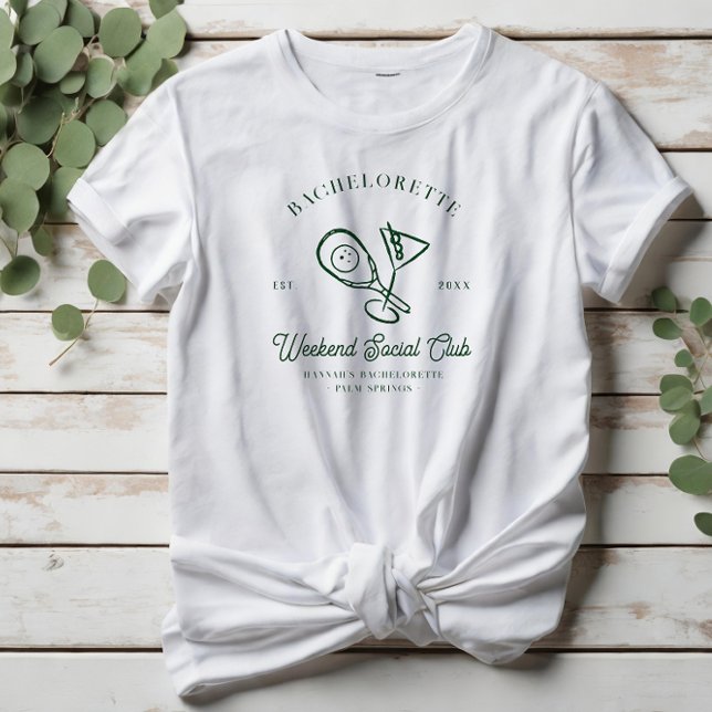 Pickleball Country Club | Bachelorette  T-Shirt (Creator Uploaded)