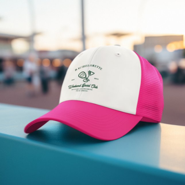 Pickleball Country Club | Bachelorette  Trucker Hat (Creator Uploaded)