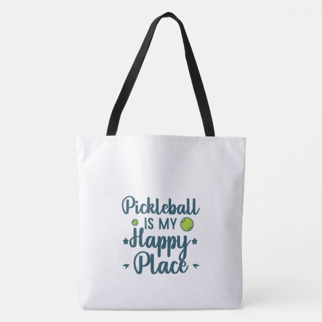Pickleball Crew Tote Bag – Pickleball Player Shoul (Front)