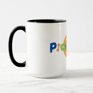 Pickleball cup coffee Two-Tone Mug, 15 oz