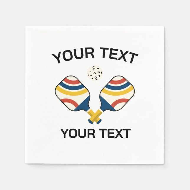 Pickleball Custom Napkin (Front)