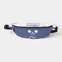 Pickleball Cute Cusomizable Name Fun Blue Sports