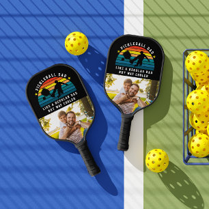 Pickleball Dad Custom Photo Paddle