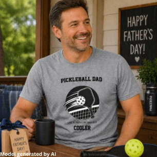 Pickleball Dad Gift -  Tri-Blend Shirt