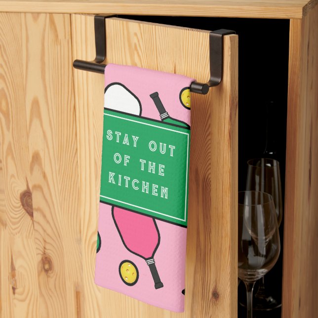 Pickleball Decor Tea Towel (Thirds Fold)