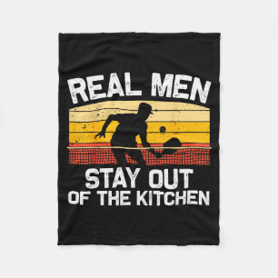 Pickleball Design For Men Boys Pickle Ball Pickleb Fleece Blanket