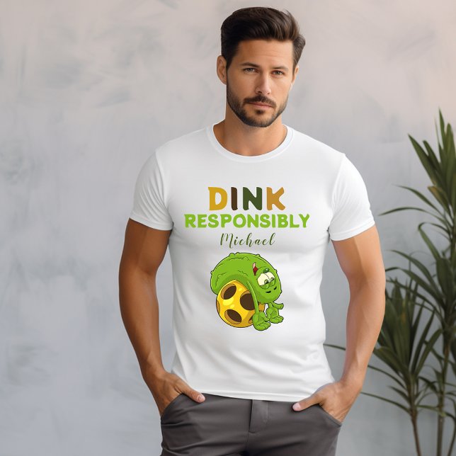 Pickleball Dink Responsibly Men's T-Shirt (Creator Uploaded)