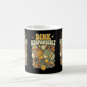 Pickleball Dink Responsibly Paddle Player Coffee Mug