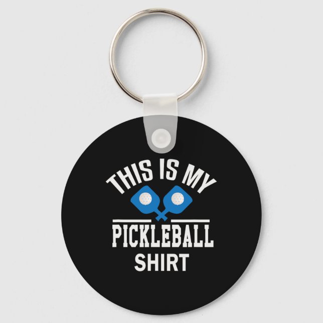 Pickleball - Dinker Badminton Tennis Pickleball Gi Key Ring (Front)