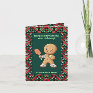 Pickleball🎄 Dinking Delight Holiday Card