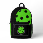 Pickleball Drawing with Custom Sports Name - lime