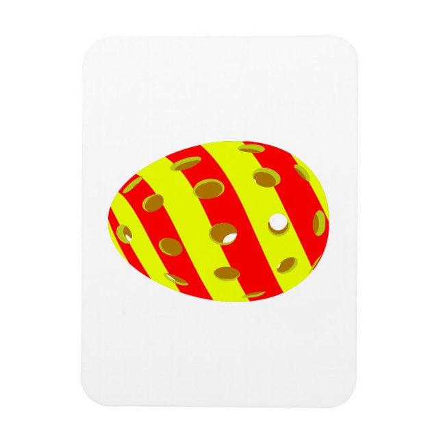 Pickleball Easter Egg Magnet (Vertical)