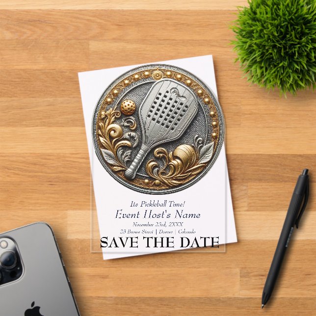 Pickleball Event Party Invitation (Insitu (Invitation Card))