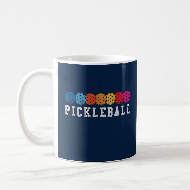 Pickleball Fan Best Gift For Sports Lover's Coffee Mug (Left)