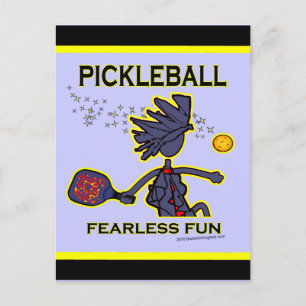 Pickleball Fearless Fun Postcard