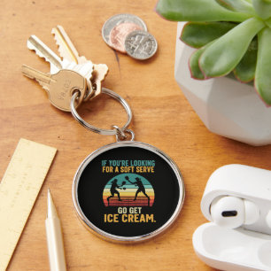 Pickleball for Men Women Key Ring