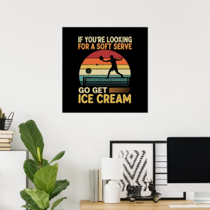 Pickleball for Men Women Poster