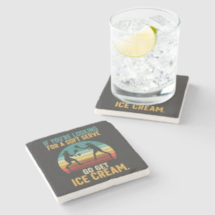 Pickleball for Men Women Stone Coaster