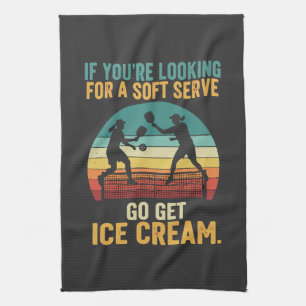 Pickleball for Men Women Tea Towel