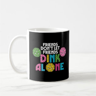 Pickleball for Women Not Dinking Alone Tri-Blend Coffee Mug