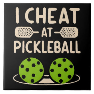 Pickleball Funny Ceramic Tile