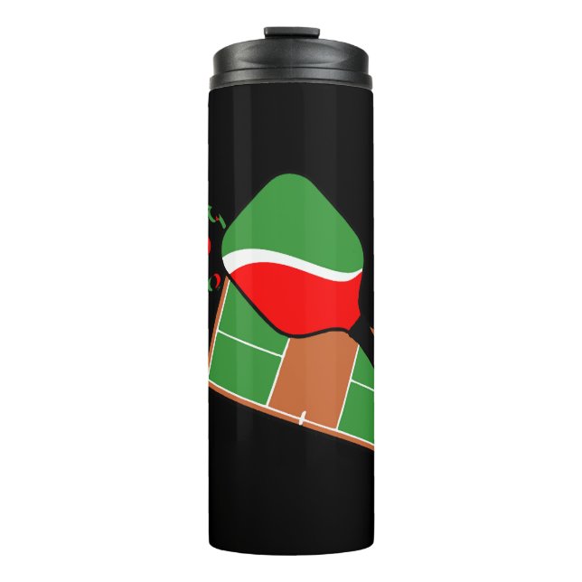 Pickleball funny gift for men women Pickleball Thermal Tumbler (Front)