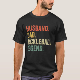Pickleball Funny Husband Dad Legend Vintage Father T-Shirt