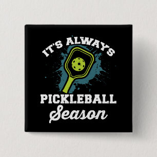 Pickleball Funny Pickleball Gifts 15 Cm Square Badge