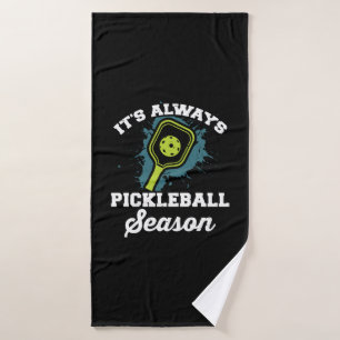 Pickleball Funny Pickleball Gifts Bath Towel