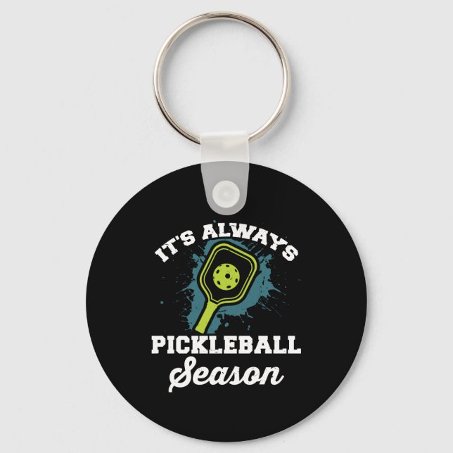Pickleball Funny Pickleball Gifts Key Ring (Front)