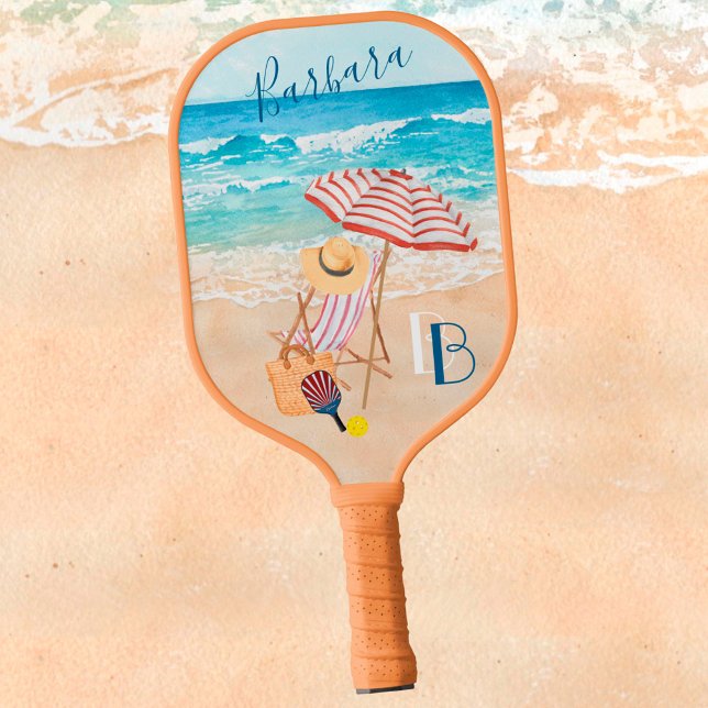 Pickleball Gal: Knows How to Play & Relax   Pickleball Paddle (Creator Uploaded)