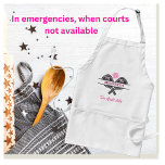 Pickleball Gal Paddles Custom Name Monogram Standard Apron<br><div class="desc">Pickleball Gal certainly deserves an apron that tells the story -- she loves playing and "the good life" makes that statement for her. Her initials / monogram on the paddles and her name on the bottom. Fun and unique. For yourself or makes a wonderful gift. Any design questions, just send...</div>