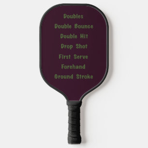 Pickleball Game Phrases Sayings And Words Paddle