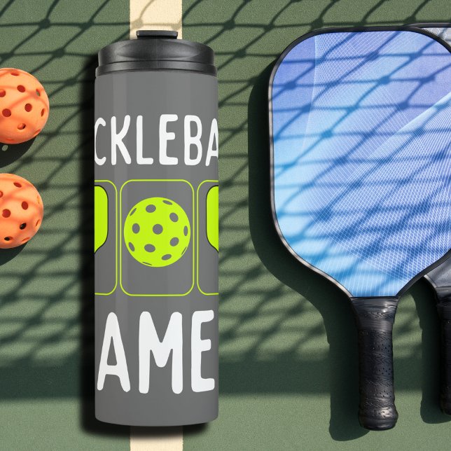 Pickleball Gamer Paddles and Ball Thermal Tumbler (Creator Uploaded)