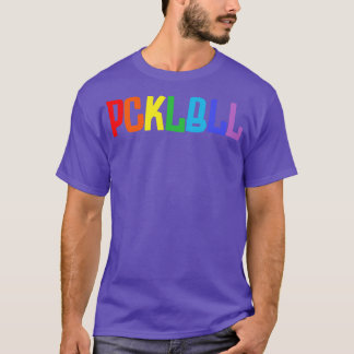 Pickleball Gear Rainbow Consonants 2 T-Shirt