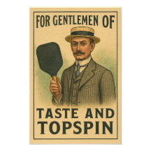 Pickleball Gift For Gentlemen Of Taste And Topspin