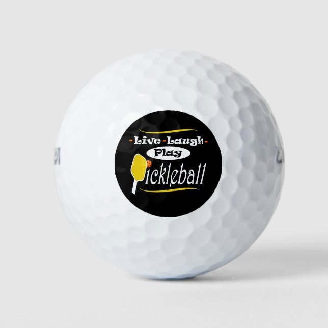 Pickleball Gift Live Laugh Play Pickle Ball (Front)