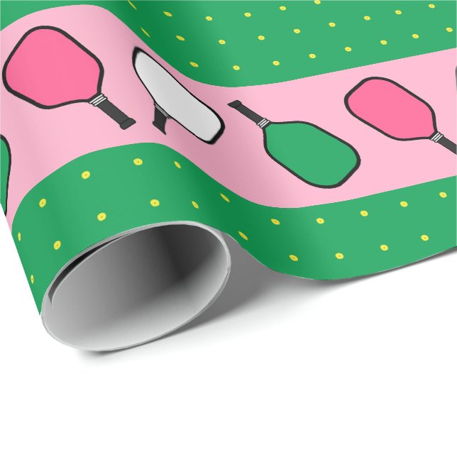 Pickleball Gift Wrapping Paper (Roll Corner)