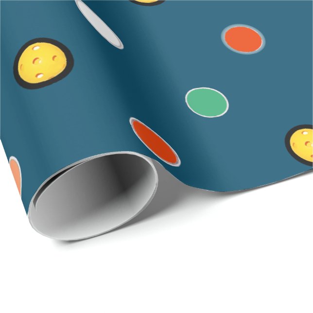 Pickleball Gift Wrapping Paper (Roll Corner)