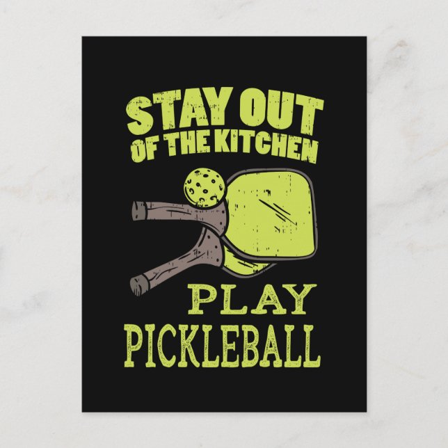 Pickleball Gifts Postcard (Front)