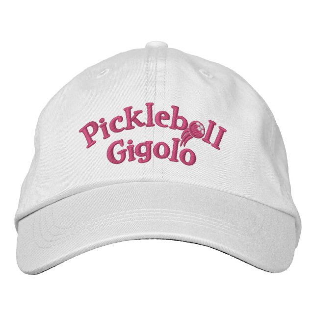 Pickleball Gigolo™ Swingrz Swag Total Player  Embroidered Hat (Front)