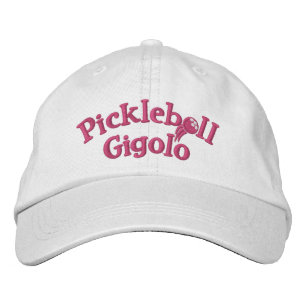 Pickleball Gigolo™ Total Player plum colored Embroidered Hat