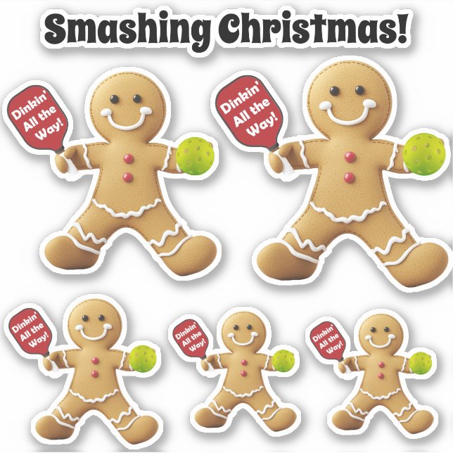 Pickleball Gingerbread Slam (Front)