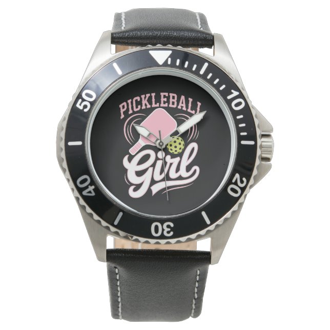 Pickleball Girl Player Watch (Front)