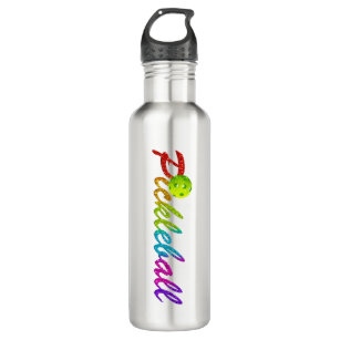 Pickleball Glitter Logo 710 Ml Water Bottle