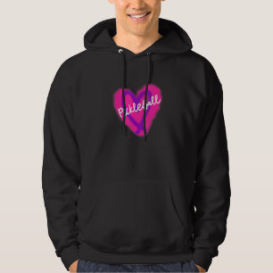 Pickleball Graffiti Street Style Heart Hoodie