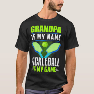 Pickleball Grandpa  Grandfather Funny Pickleball G T-Shirt