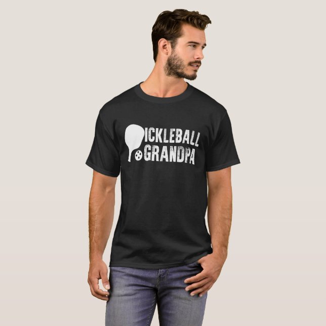 Pickleball Grandpa T-Shirt (Front Full)