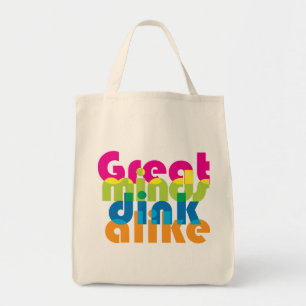 Pickleball Great minds dink alike  Tote Bag