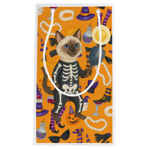 Pickleball halloween party for cat lovers small gift bag